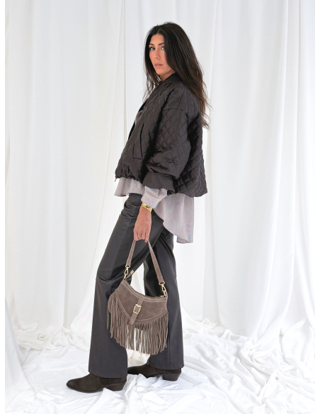 Eco leather trousers