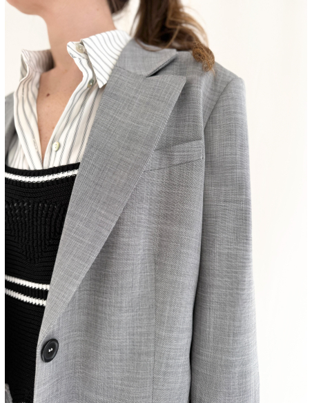 Giacca monopetto Oversize