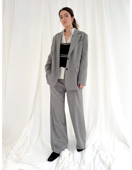 Oversized single-breasted jacket