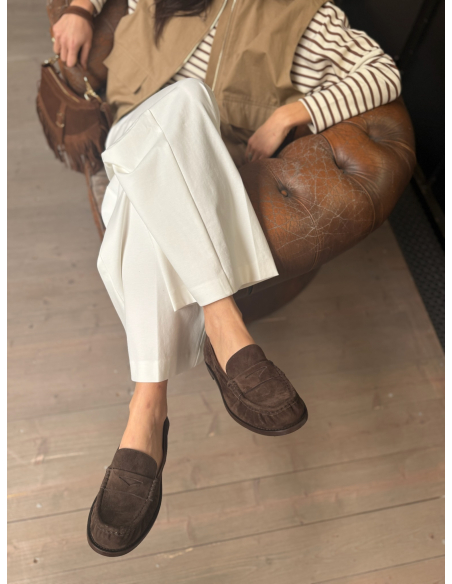 Mocassino in suede