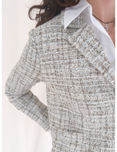 Cardigan in maglia jacquard