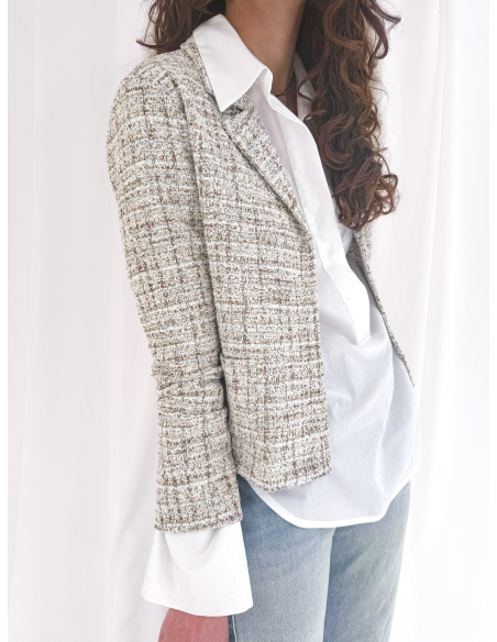 Cardigan in maglia jacquard