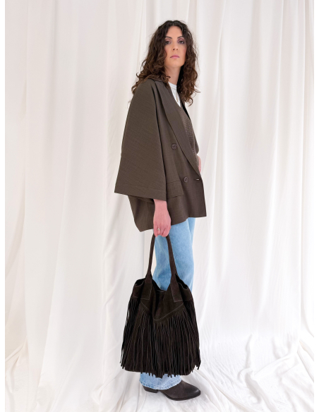 Oversized kimono jacket