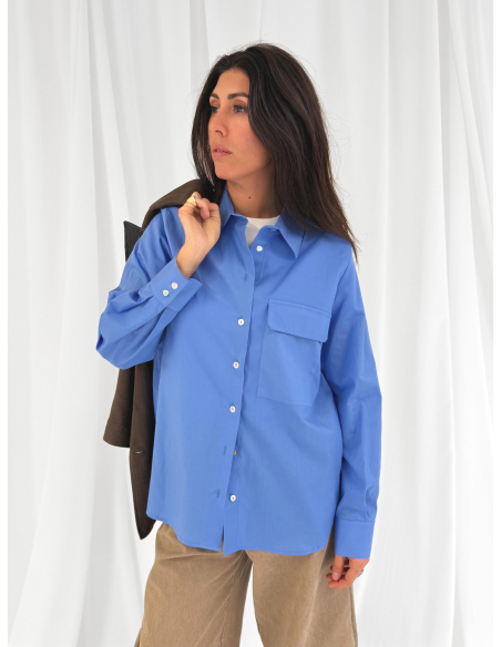 Cotton poplin shirt