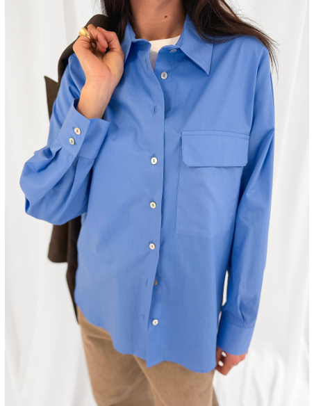 Cotton poplin shirt