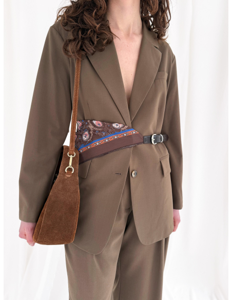 Oversized single-breasted jacket