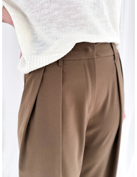 Pantalone sartoriale con doppia pinces