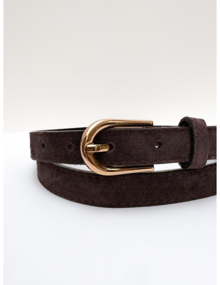 Suede belt 2 cm