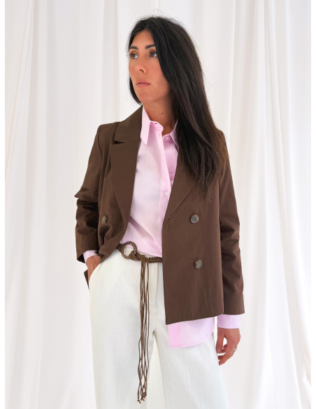 Camicia in popeline di cotone