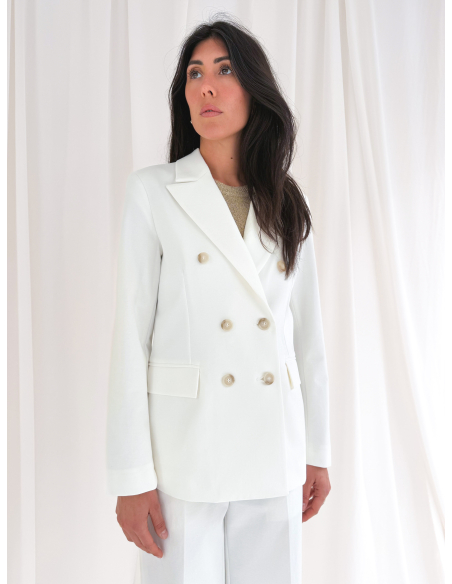 Milan-style double-breasted blazer