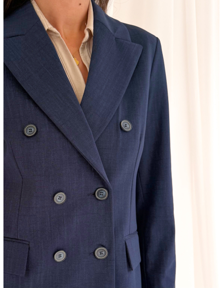 Milan-style double-breasted blazer