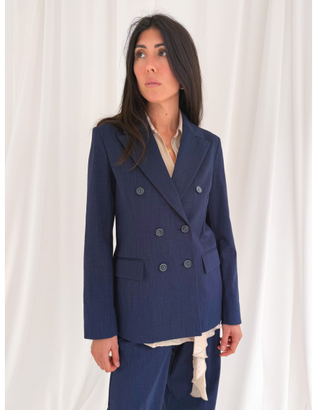 Milan-style double-breasted blazer