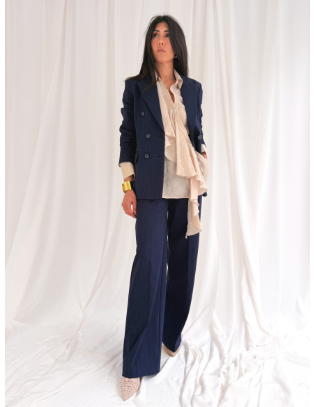 Milan-style double-breasted blazer