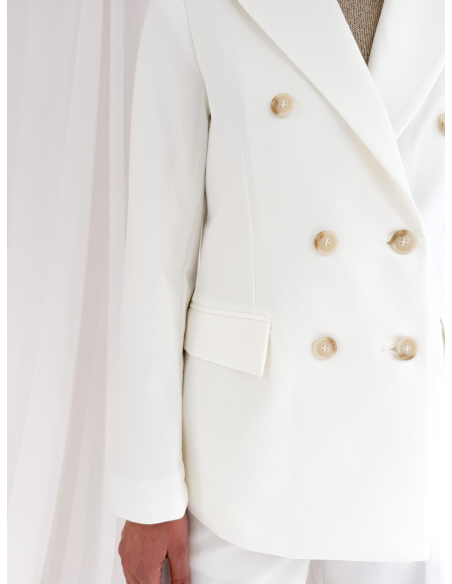 Milan-style double-breasted blazer