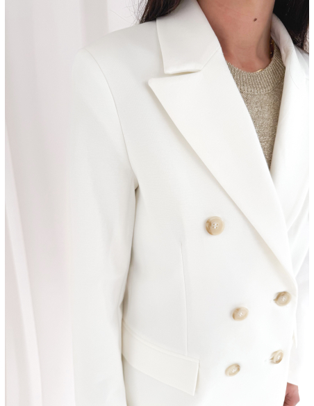 Milan-style double-breasted blazer