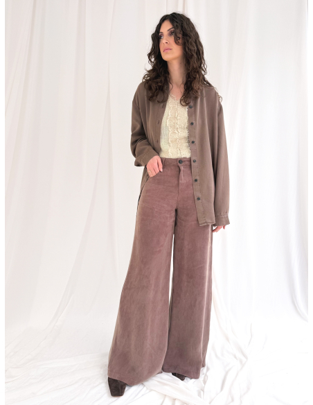 Flowing eucalyptus trousers