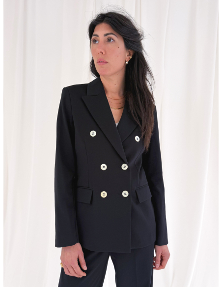 Milan-style double-breasted blazer