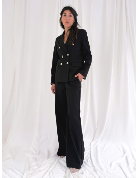 Milan-style double-breasted blazer