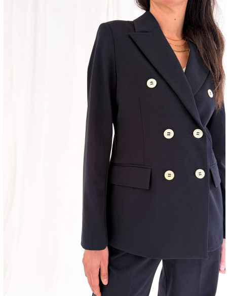 Milan-style double-breasted blazer