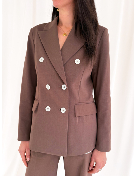 Milan-style double-breasted blazer