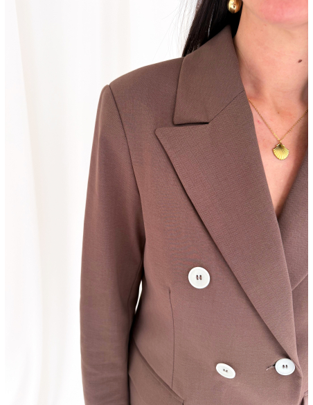 Milan-style double-breasted blazer