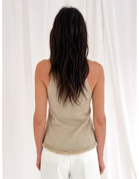 copy of Linen and viscose blend top