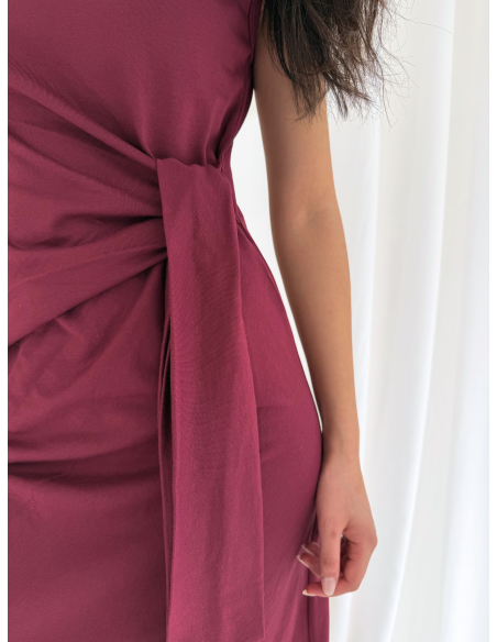 Abito Knot in cotone