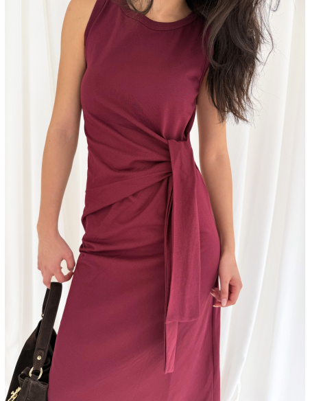 Abito Knot in cotone