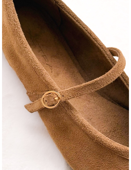 Suede ballet