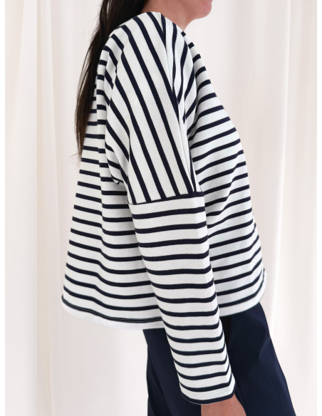 Striped sweatshirt