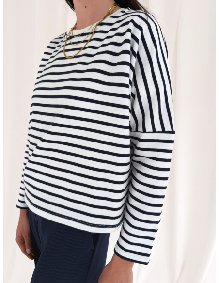 Striped sweatshirt
