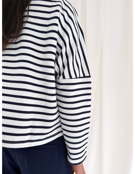 Striped sweatshirt