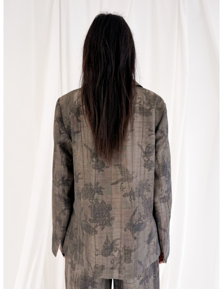 Double-breasted Jacquard Jacket