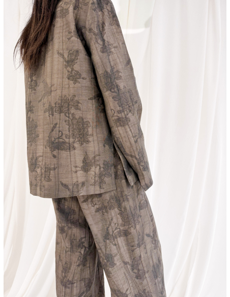 Double-breasted Jacquard Jacket