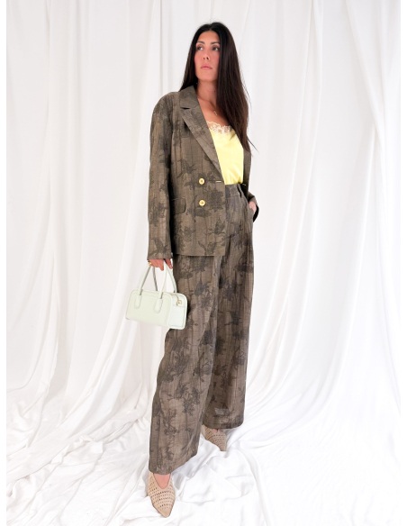 Double-breasted Jacquard Jacket