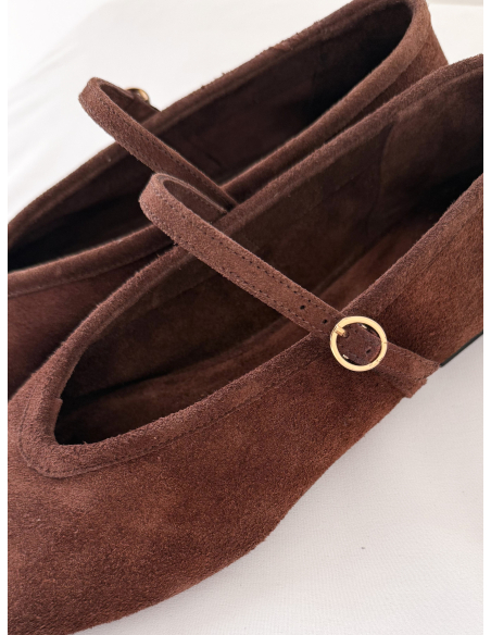 Suede ballet