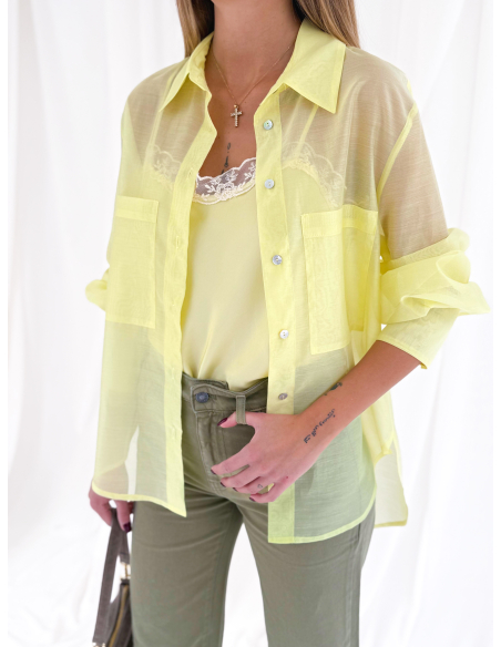 Eucalyptus viscose shirt with pockets
