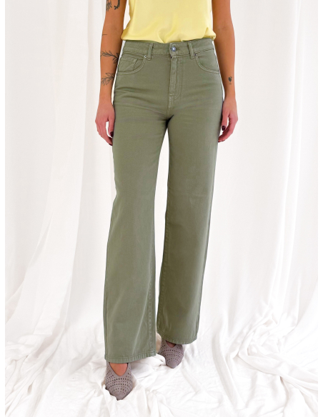 Pantalone a palazzo in denim