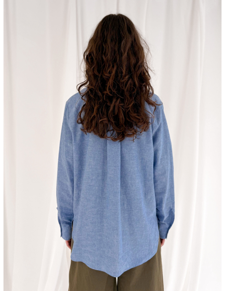 Cotton and linen blend shirt