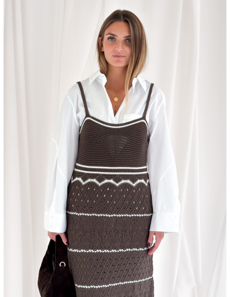 Maxi dress in maglia