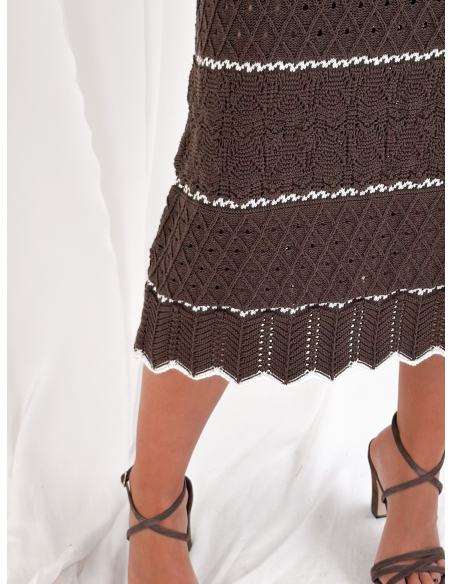 Maxi dress in maglia