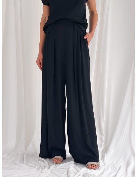 Pantalone fluido in viscosa