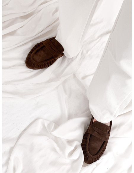 Suede mule loafer Pre-Order