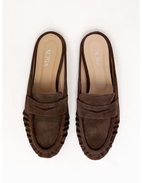 Mocassino mule in suede Pre-Order