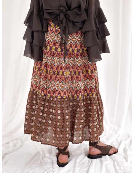 Ethnic Maxi Skirt
