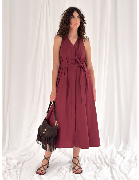 Maxi dress in cotone