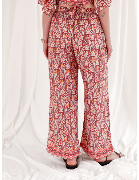 Fluid trousers in a silk blend