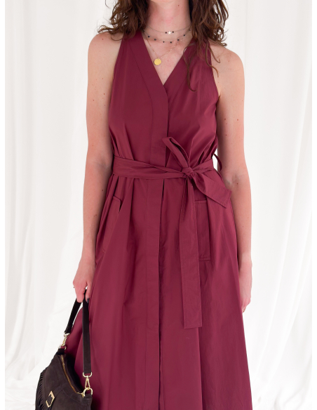 Maxi dress in cotone