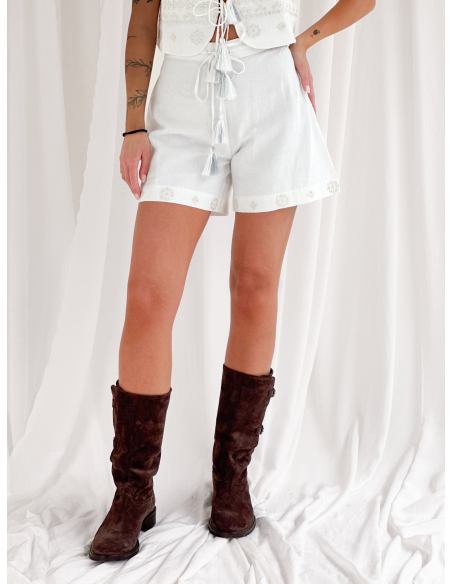 Short ricamato