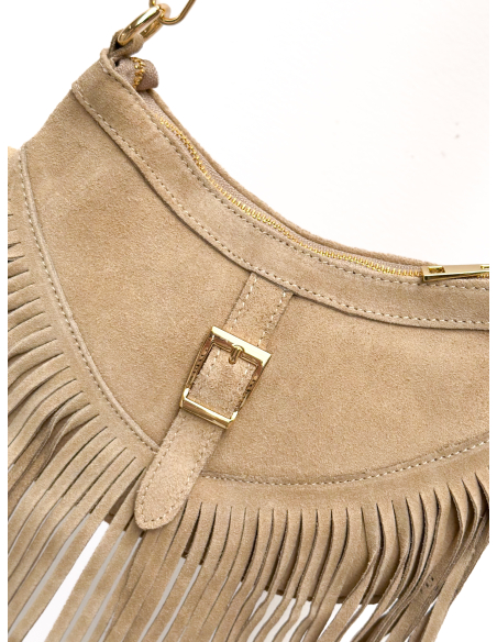 Jade suede sand bag